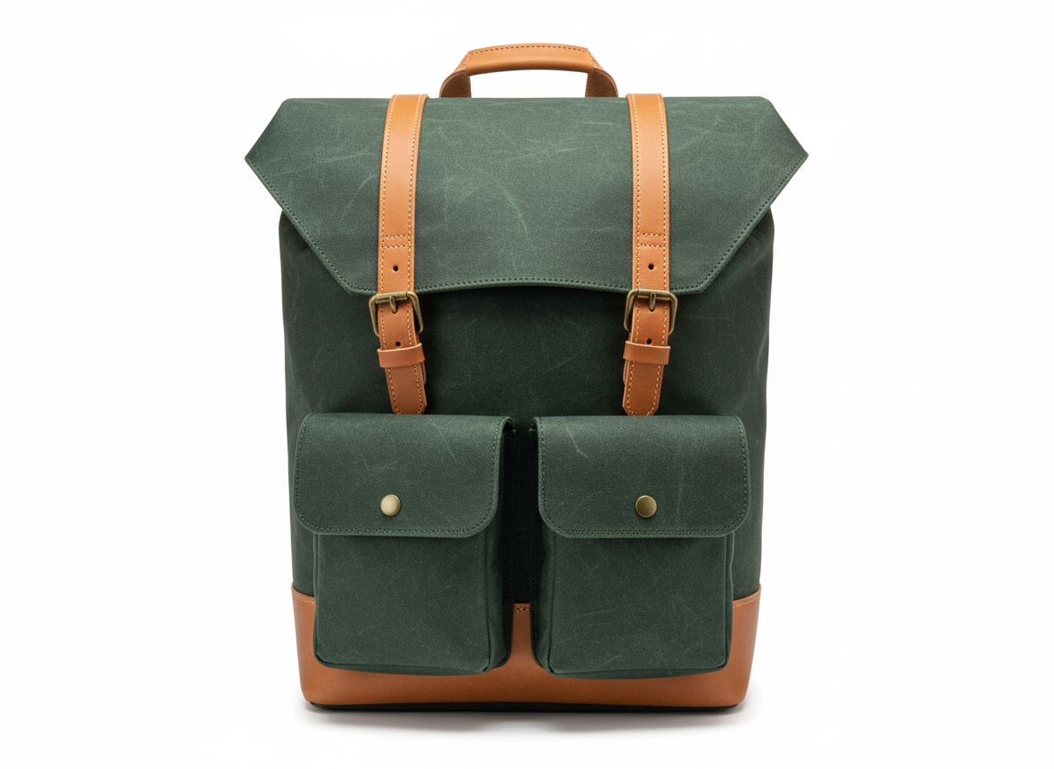 Green Canvas Vintage Pack