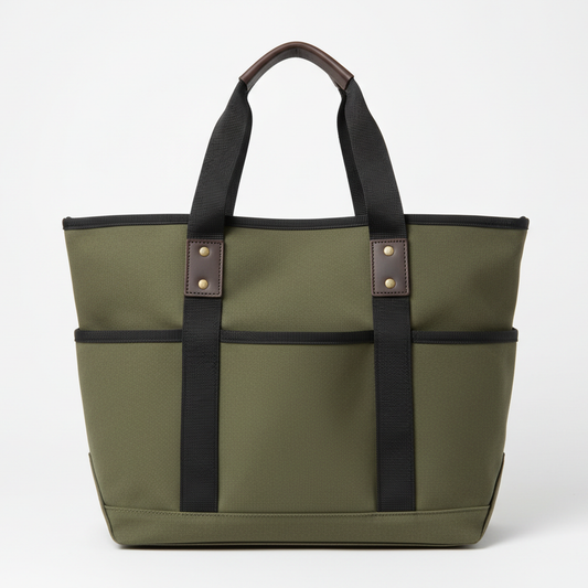 Olive Canvas Tote