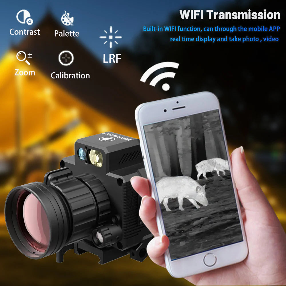 Tactical Thermal Imaging Monocular with Reticle