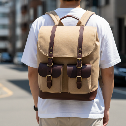 Tan Canvas Vintage Pack