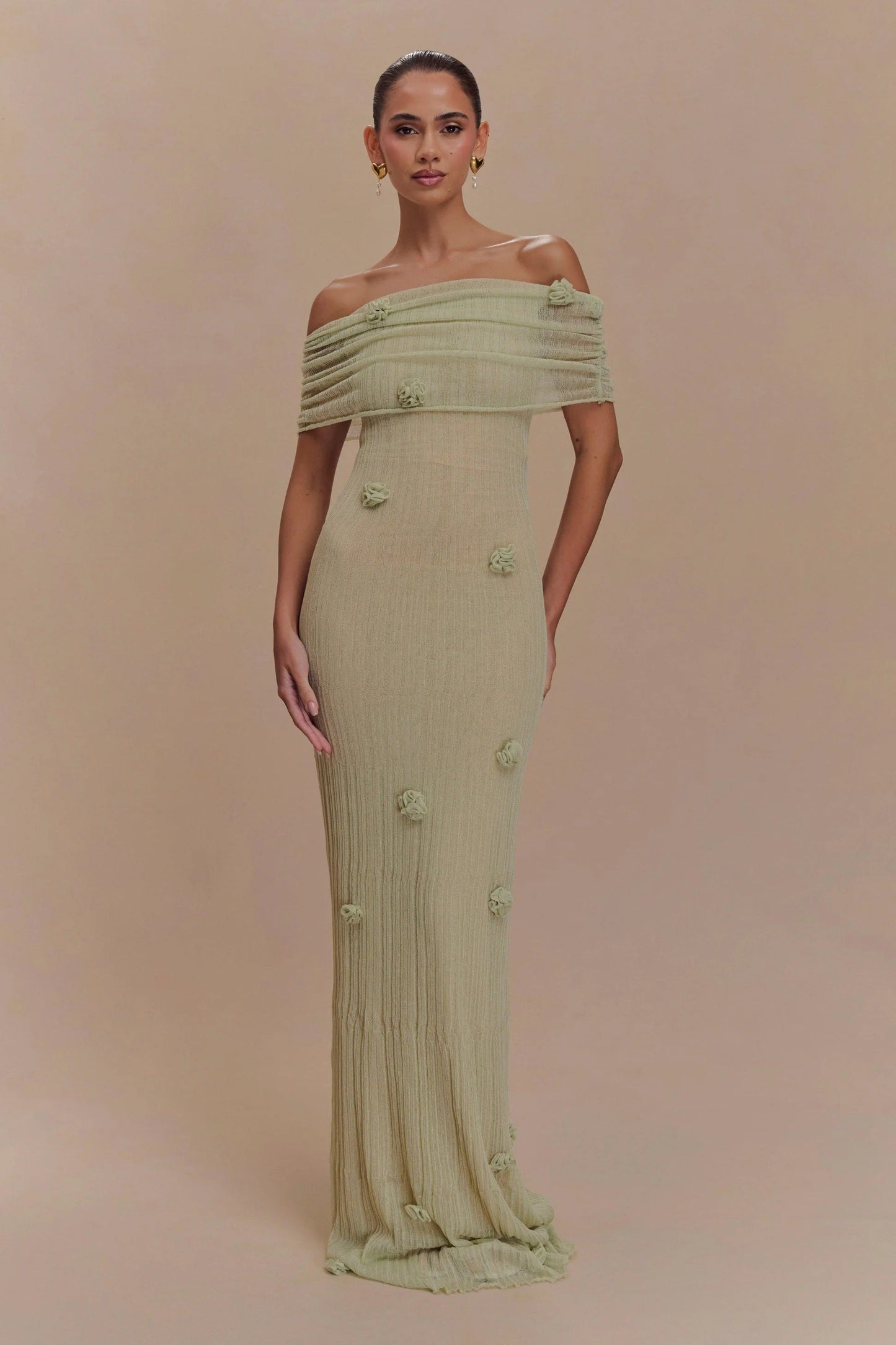 Orchid Knit Maxi Dress